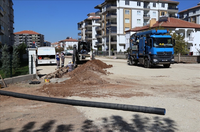 AKSARAY BELEDİYESİ NAKKAŞ MAHALLESİNDE ALT YAPI ÇALIŞMASI BAŞLATTI