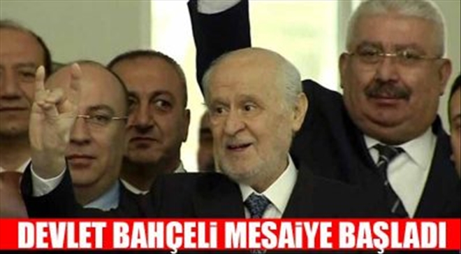 Bahçeli Göreve Başladı