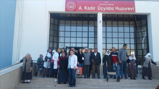 Sağlık İl Müdürlüğü Personellerinden Huzurevine Ziyaret