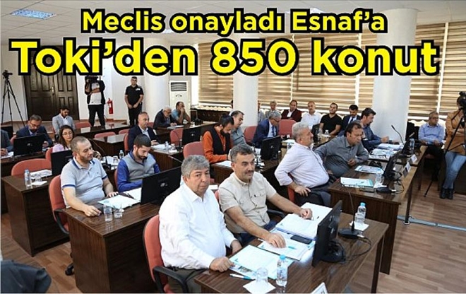 BELEDİYE MECLİS GÜNDEMİNDEN KONUT VE SU ÖNE ÇIKTI