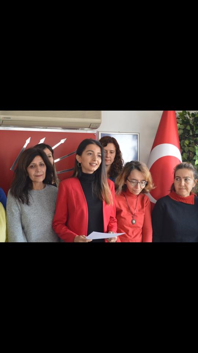 CHP Kadın Kolları Başkanlığından Açıklama