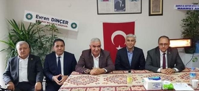 MHP den  Muhtarlar derneğine ziyaret 