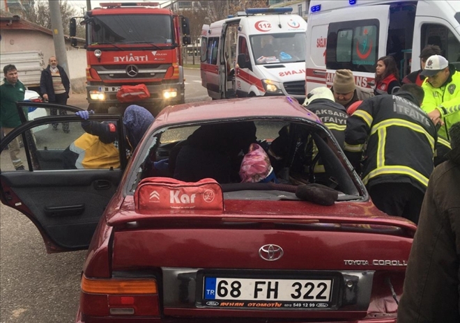 Trafik Kazasında1 i Ağır,3 Kişi Yaralandı