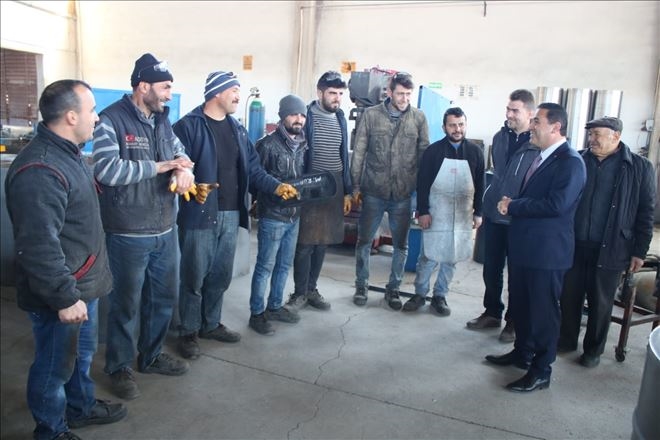 BAŞKAN ADAYINDAN ESNAFA ZİYARET