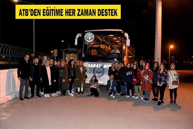 ATB´DEN EĞİTİME HER ZAMAN DESTEK 