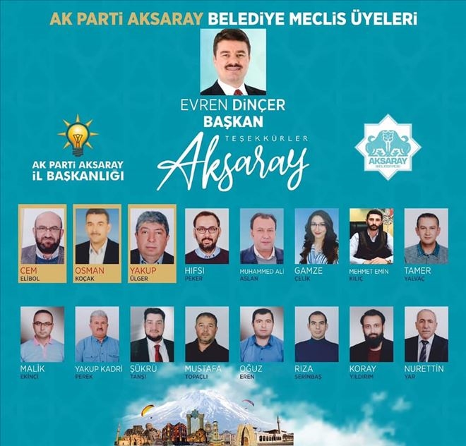 AKSARAY BELEDİYESİ  YENİ YÖNETİM 