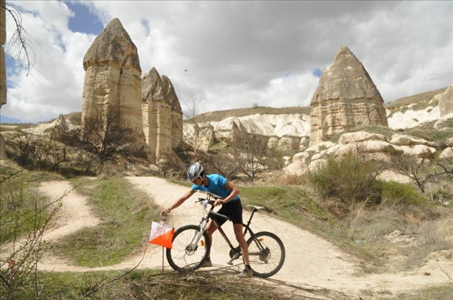 Göreme´de Türkiye Bisikletle Oryantiring Şampiyonası