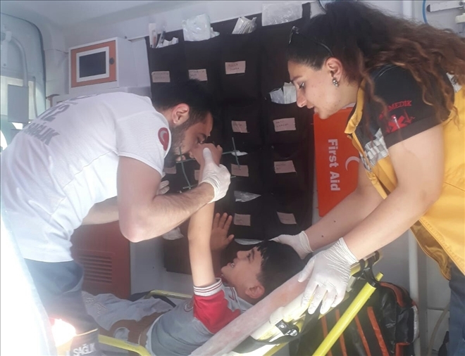 Okul Bahçesinde Kaza!
