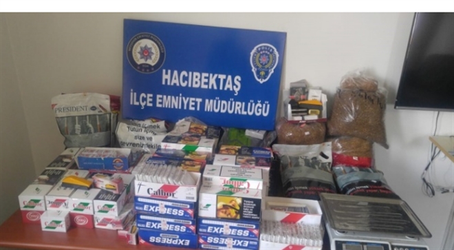Hacıbektaşta Kaçak Tütün Ele Geçirildi!