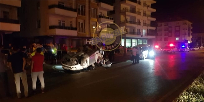  Otomobil Takla Attı: 1 ölü 1 Yaralı!