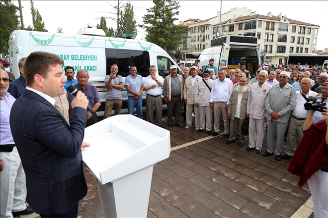  HACI ADAYLARI, DUALARLA KUTSAL TOPRAKLARA UĞURLANDI