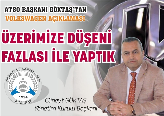 Cüneyt Göktaşdan Açıklama