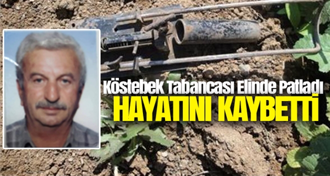 KOMŞUDA OLAY TABANCA ELİNDE PATLADI