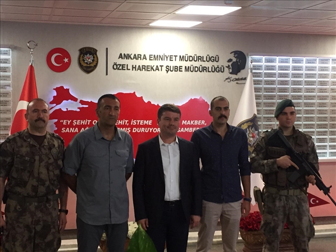 BAŞKAN DİNÇER´DEN ANKARA ÖZEL HAREKAT´A ANLAMLI ZİYARET