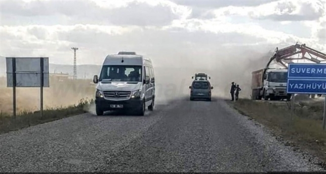 Derinkuyu-Aksaray Ihlara yolunda mıcır riski! 