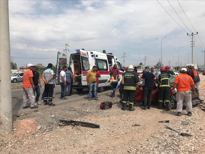 Yeni Hastahane Yolunda kaza 1 ölü 1 yaralı