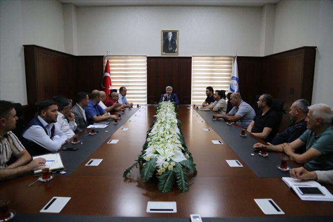 Rektör Şahin, İşadamlarıyla Teknopark Toplantısı Yaptı