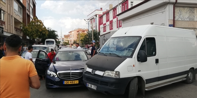 Coğlaki Kavşagında Kaza Oldu