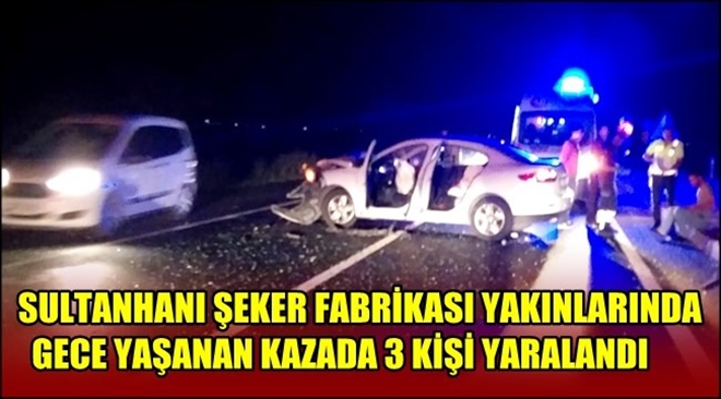 Trafik Kazasında 3 Kişi Yaralandı