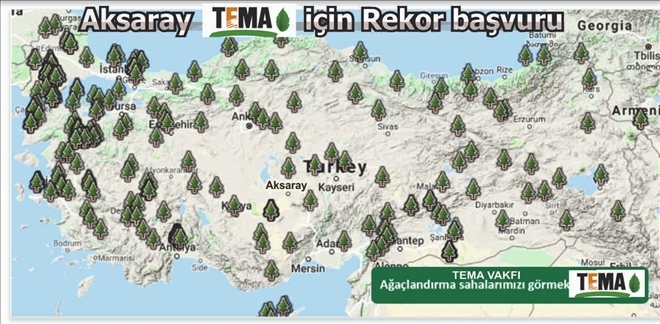 TEMA Aksaray İl Temsilciliğine 22 Başvuru