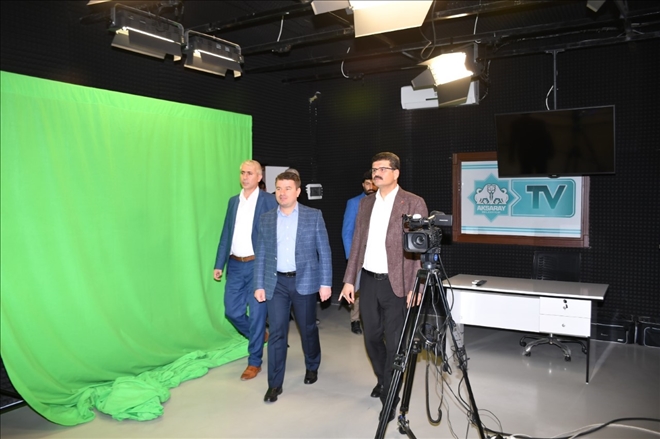 KON TV AKSARAY BELEDİYESİ´Nİ ZİYARET ETTİ