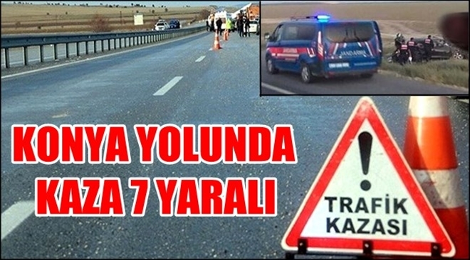 Trafik Kazasında 2´si bebek 7 Kişi Yaralandı