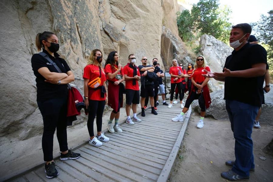 AKSARAYDA G.SARAYLI SPORCULAR IHLARA VADİSİNİ GEZDİ