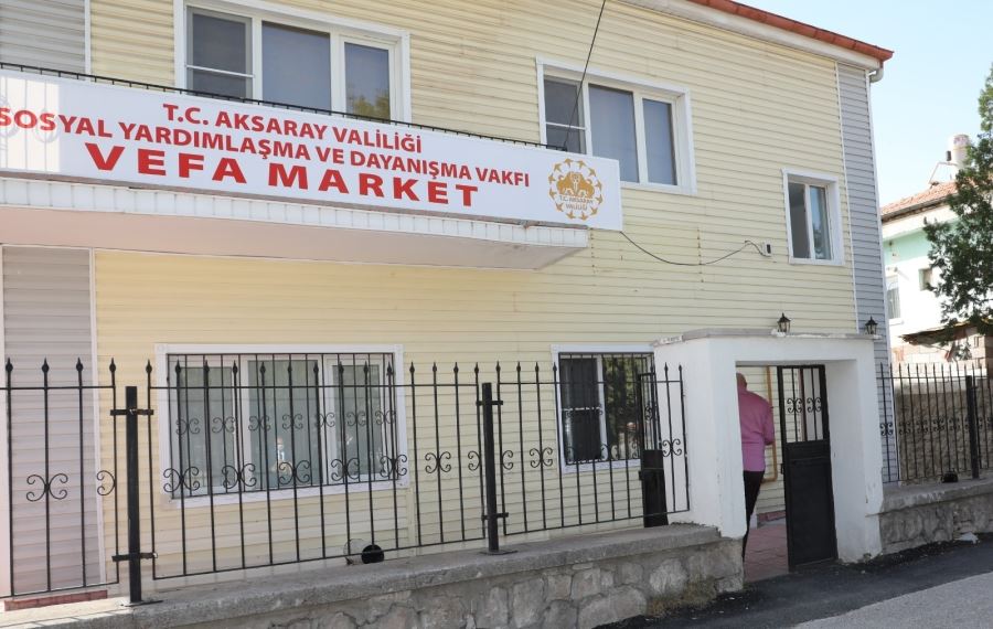 AKSARAY VEFA MARKETE BAĞIŞ