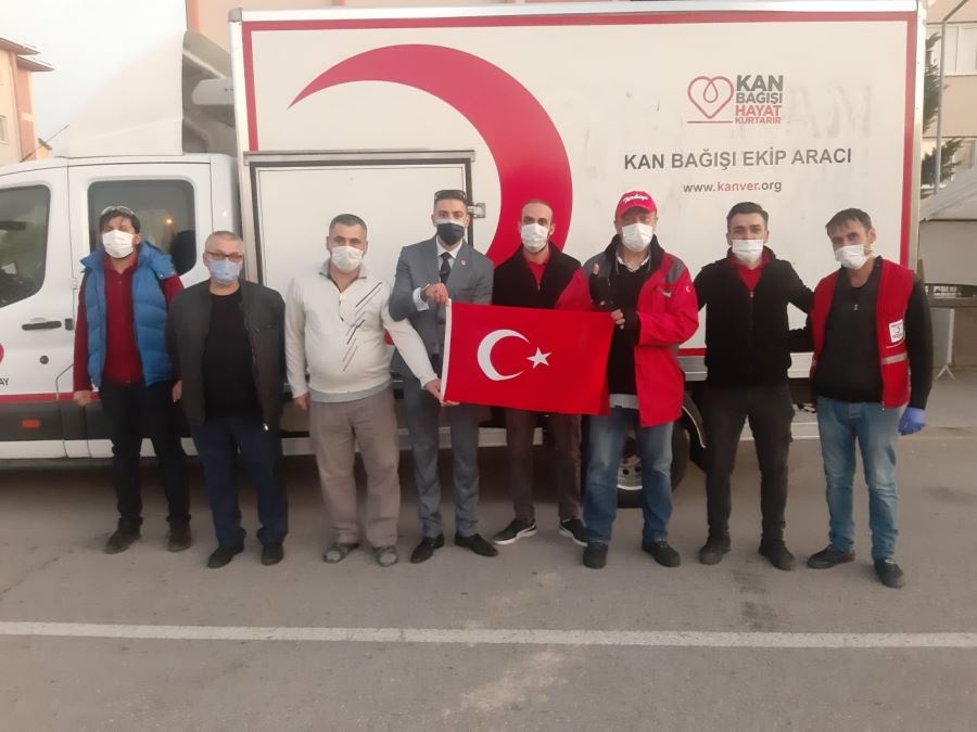 AKSARAY TOKİ CUMHURİYET MAHALLESİNDEN  KIZILAYA  KAN BAĞIŞI