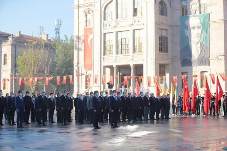 Aksarayda Gazi Mustafa Kemal Atatürk, Saygıyla Anıldı