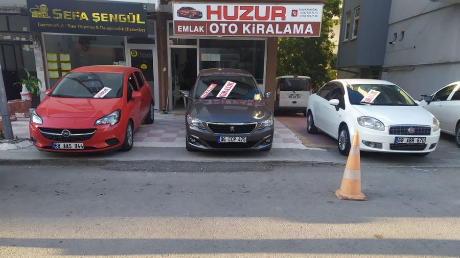AKSARAYDA ARAÇ KİRALAMA BİR MİKTAR ARTTI.