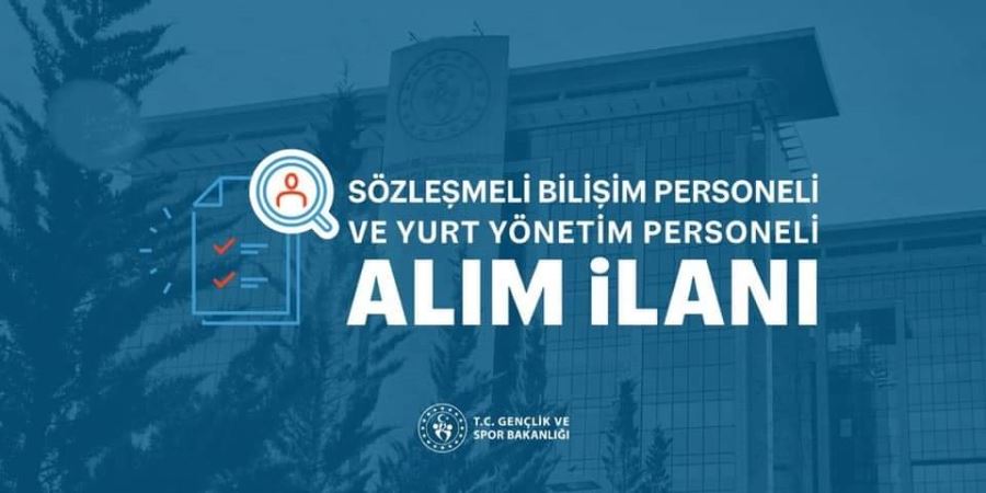 AKSARAYLILAR DİKKAT! AKSARAY GENÇLİK VE SPOR İL MÜDÜRLÜĞÜNE 10 KİŞİ ALINACAK.