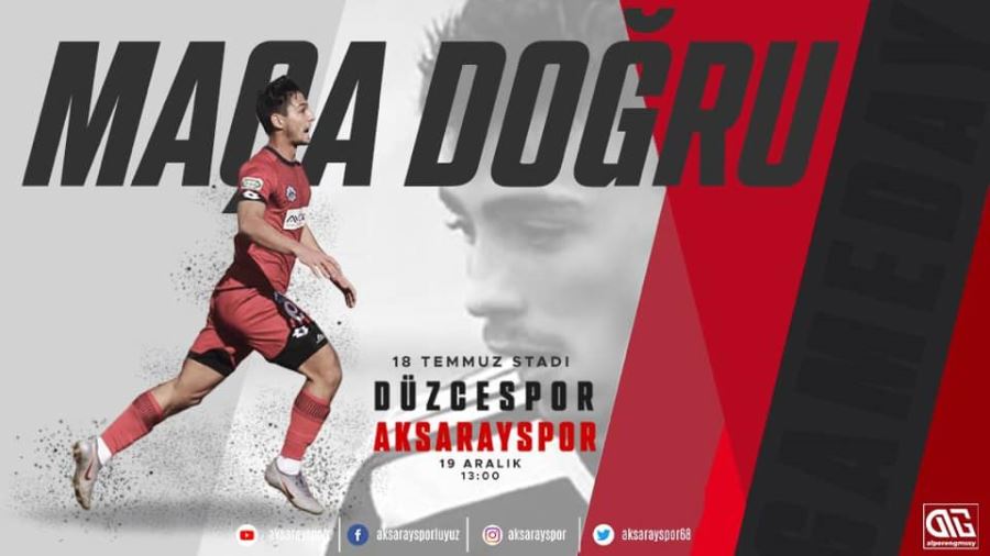 AKSARAYSPOR 3 PUAN PEŞİNDE.