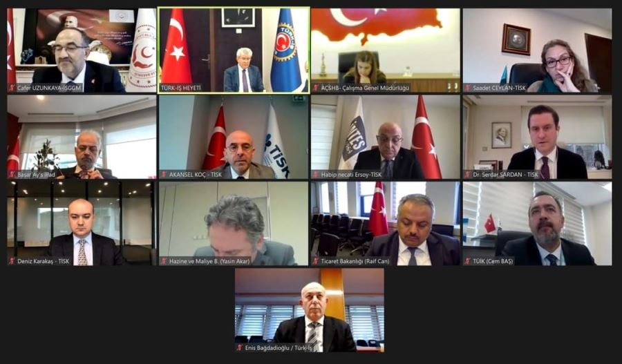 TÜRK-,İŞDEN ASGARİ ÜCRET AÇIKLAMASI.