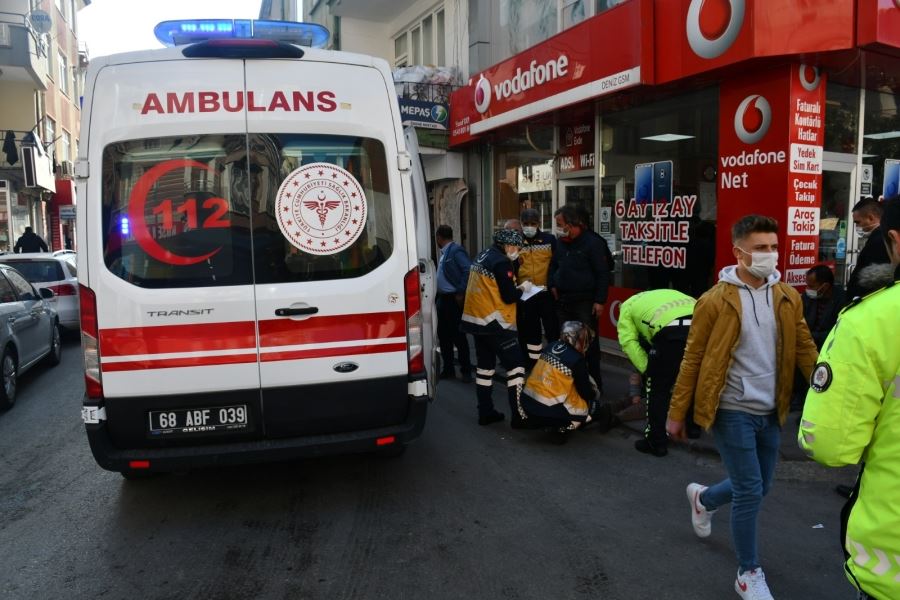 AKSARAY TAŞPAZARDA ÜZÜCÜ OLAY! YAŞLI KADIN HAYATINI KAYBETTİ.