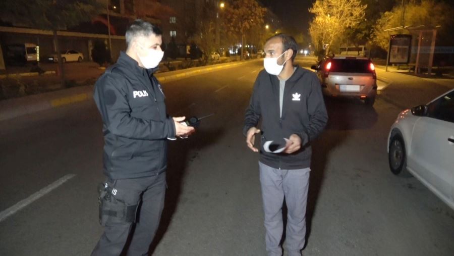 AKSARAY POLİSİ ÖRNEK DAVRANIŞ SERGİLEDİ.