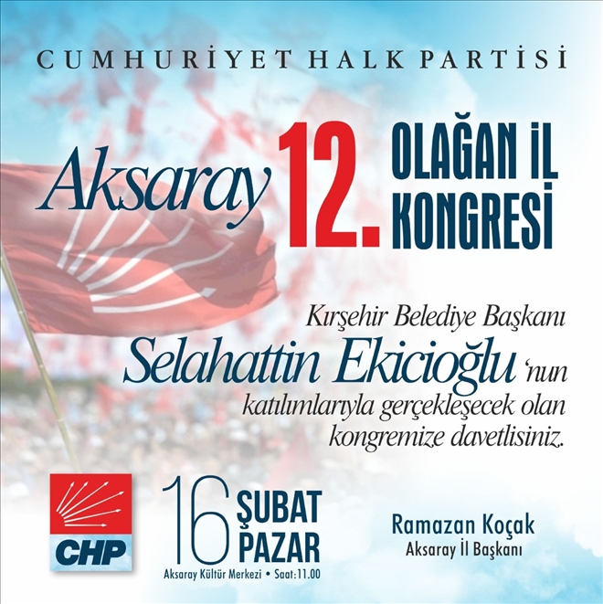 Başkan Koçaktan Aksaraylılara Davet