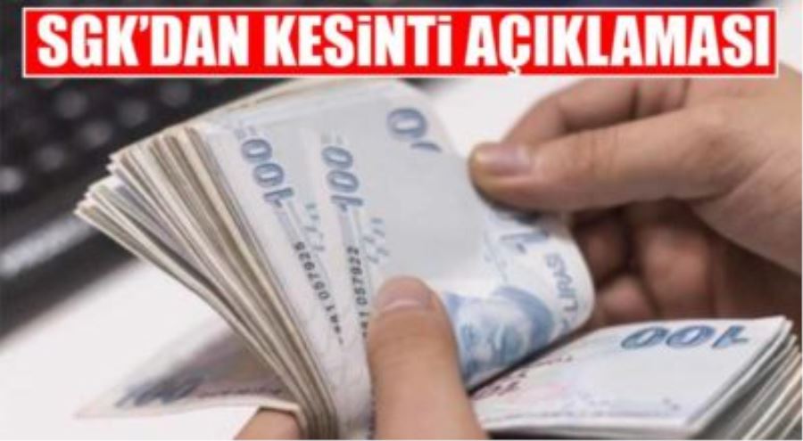 SGK dan Açıklama