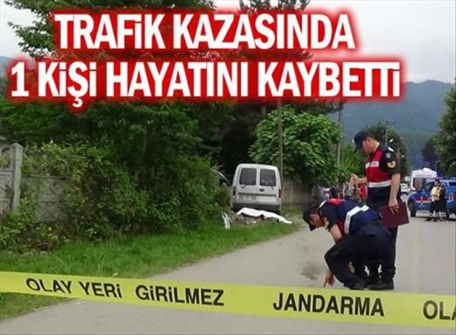 Trafik Kazası 1 Kişi Hayatını Kaybetti