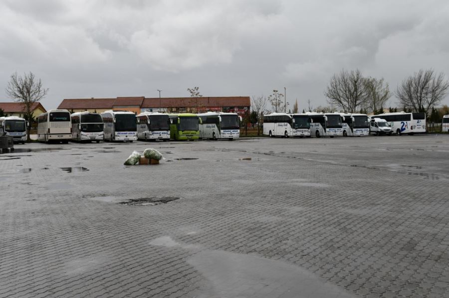 Aksaray otogarında seyahat sınırlandırması başladı