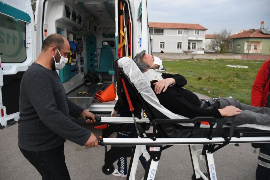 Aksaray da Trafik Kazası 1 Yaralı