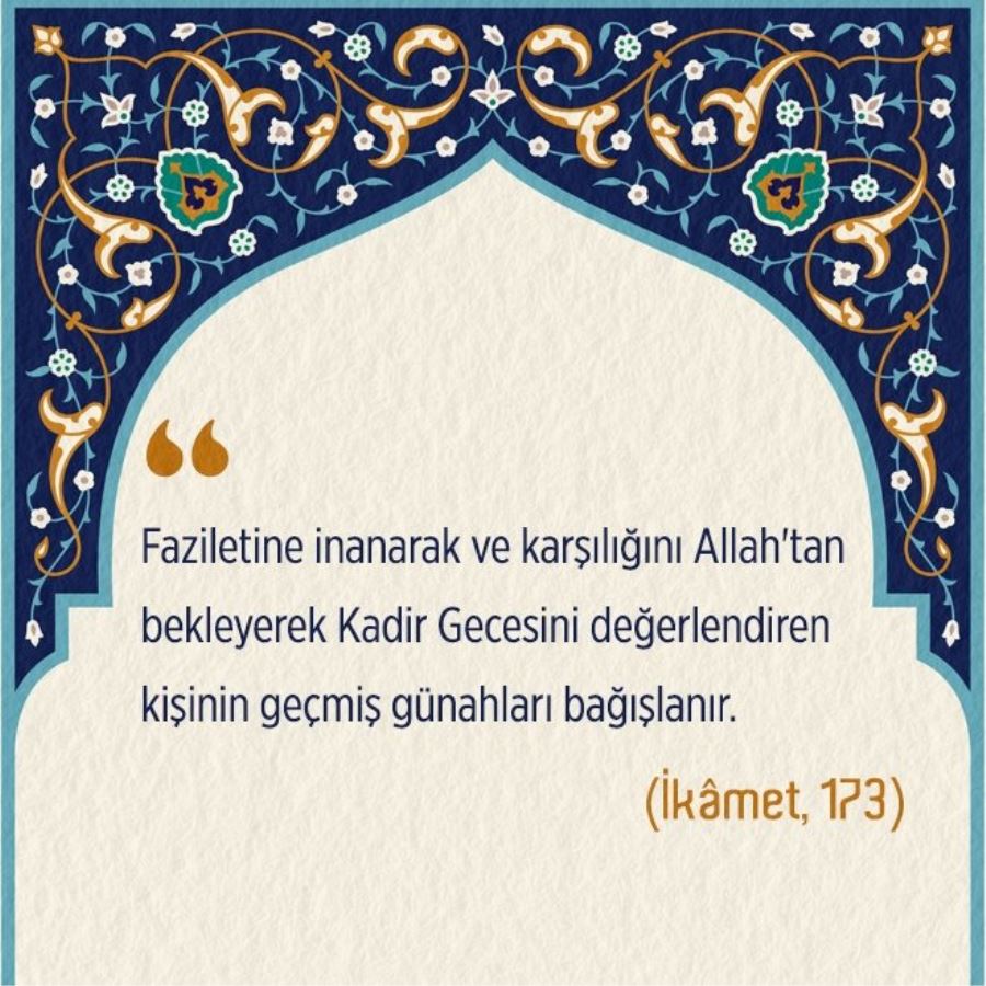 Ayet ve Hadisler XXV