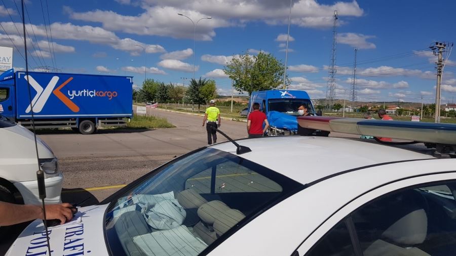 Aksaray da Trafik Kazası 1 Yaralı