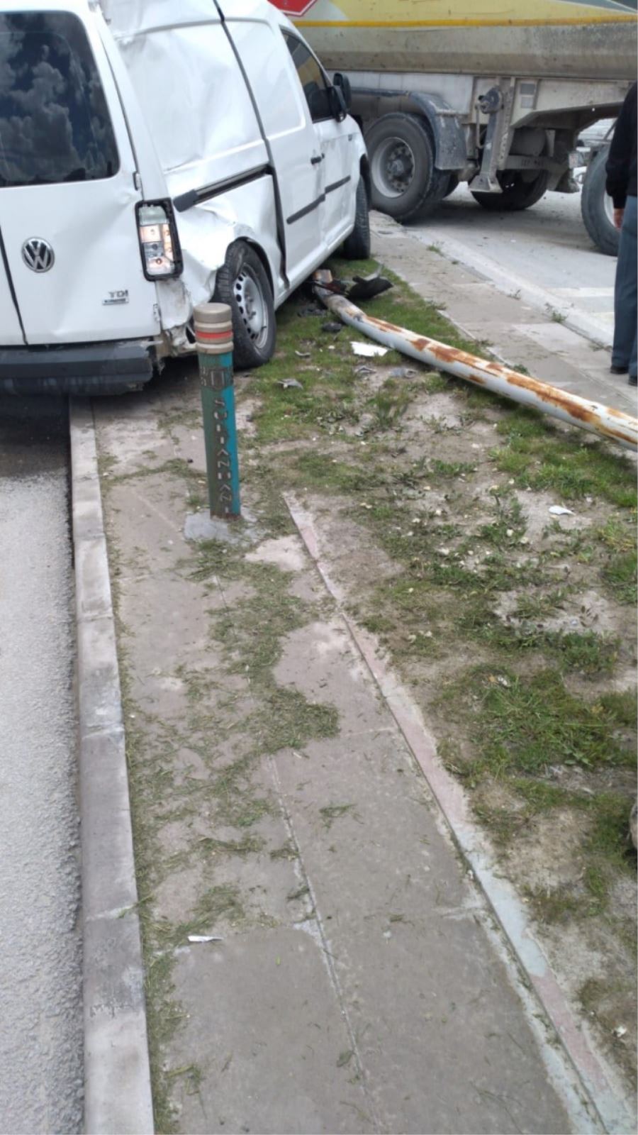 Aksaray da Trafik Kazası 2 Yaralı