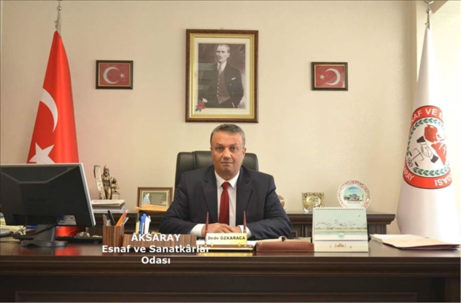Esnaf Sanatkarlar Odasından Açıklama