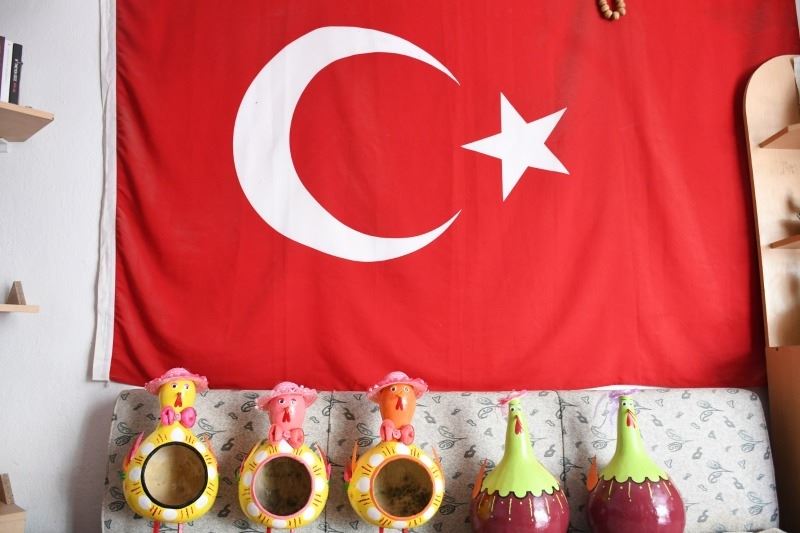 SU KABAKLARINDAN SANAT ESERLERİ YAPILIYOR
