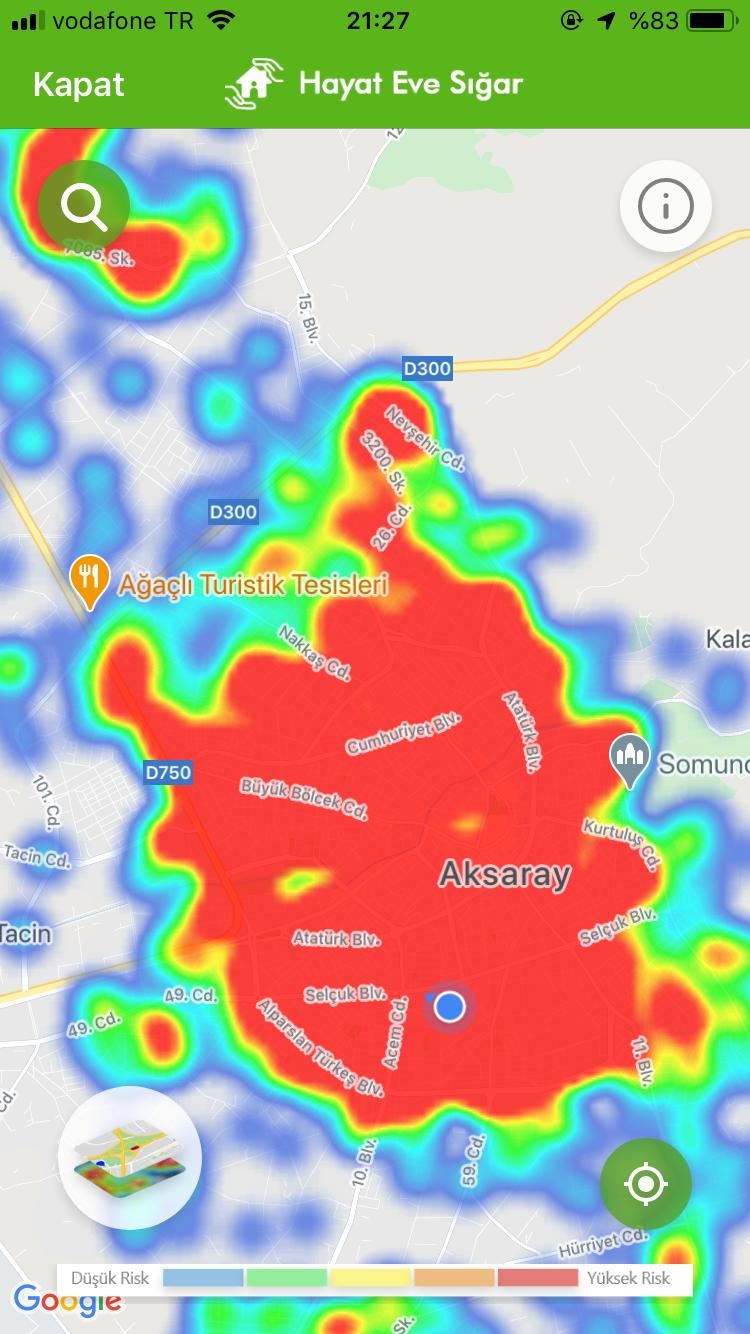 CORANAVİRÜSDE AKSARAYDA  GEÇEN HAFTAYA GÖRE  ARTIŞ VAR  DİKKAT !  