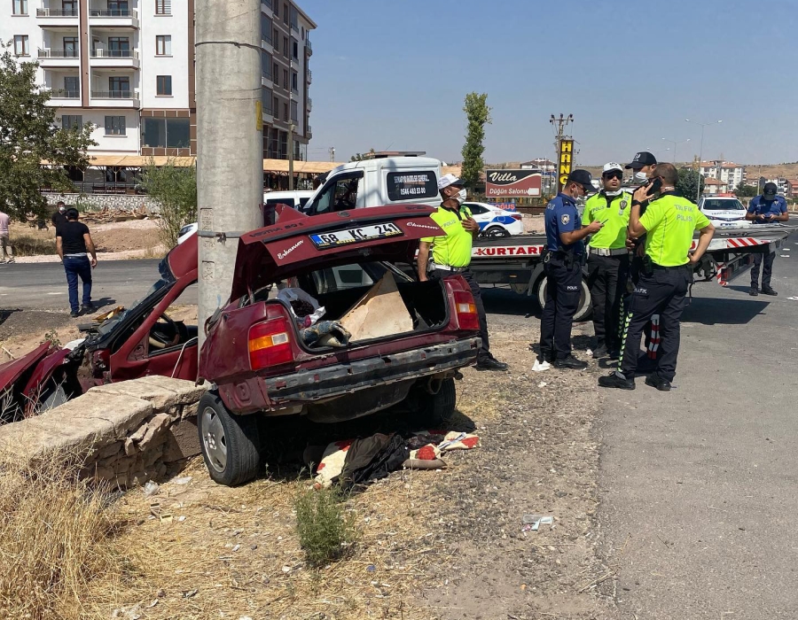 AKSARAY-NEVŞEHİR KARAYOLUNDA KAZA 1 KİŞİ HAYATINI KAYBETTİ