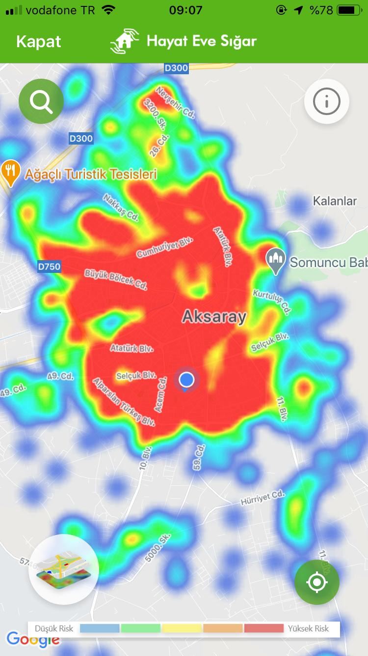 AKSARAY DİKKAT CORANAVİRÜS SAYISI ARTIYOR