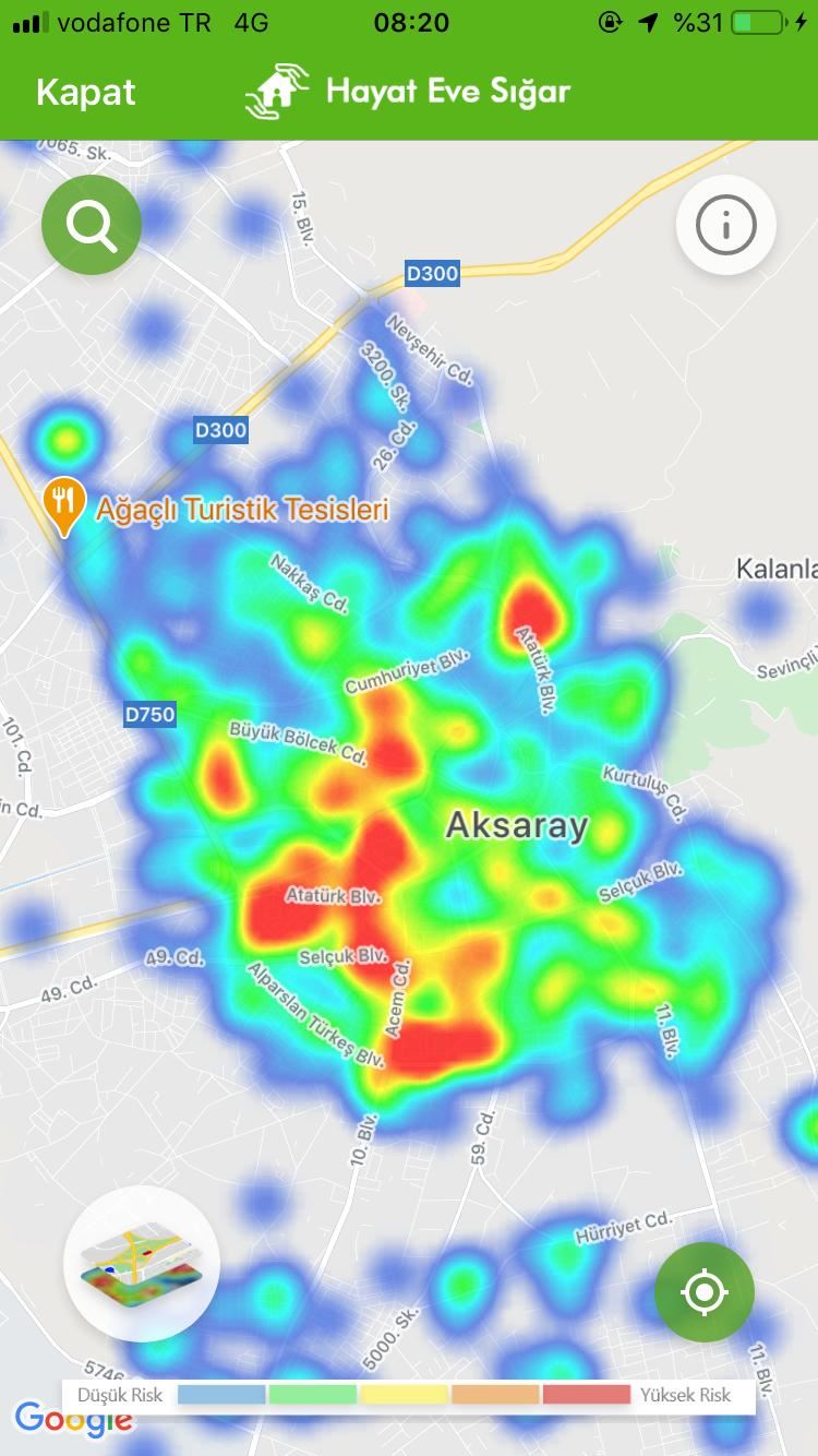 AKSARAYDA CORONAVİRÜS  VAKA SAYILARI VE KAYIPLAR AZALIYOR